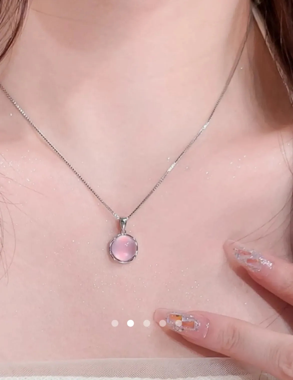 Necklace 023 // Pink