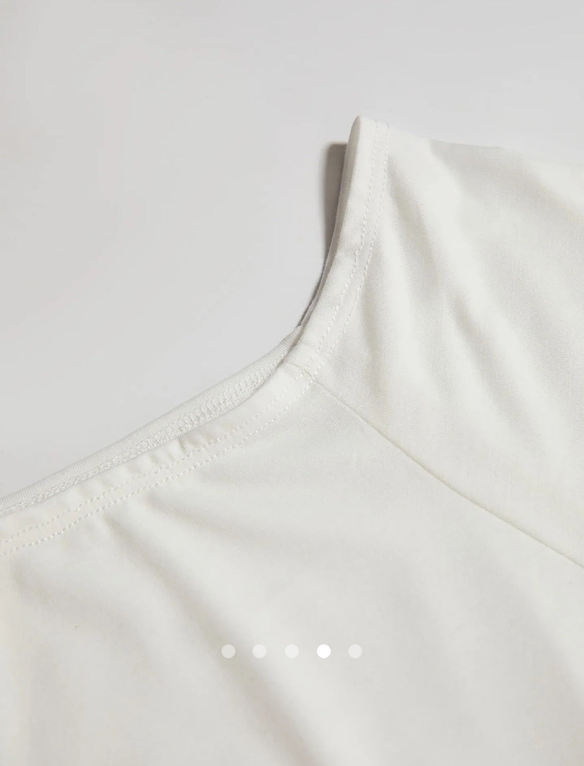 Y2K One Shoulder Tee // White-Red
