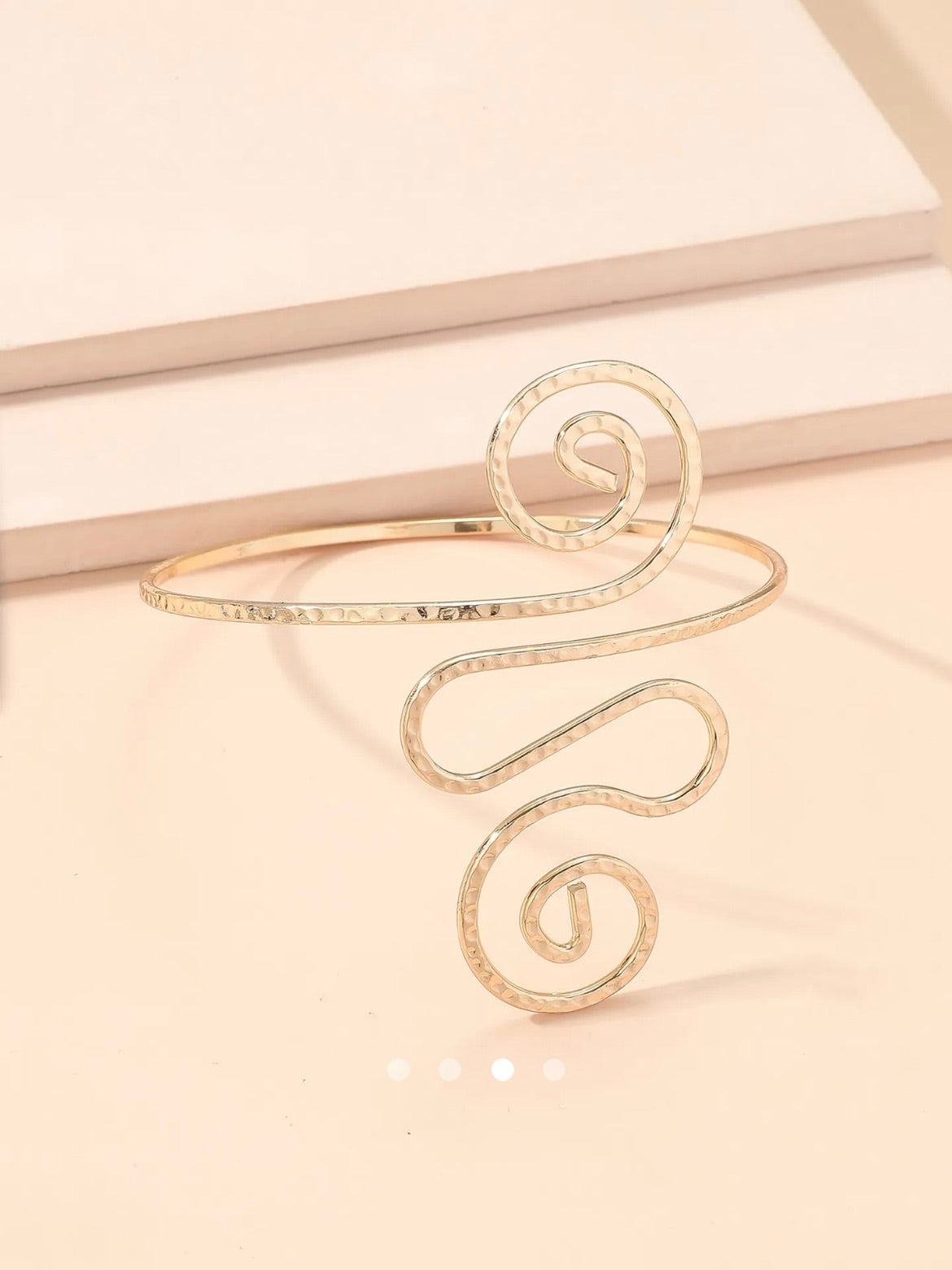 Geometric Arm Cuff 002 // Gold