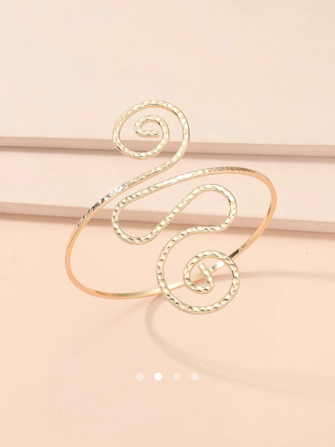 Geometric Arm Cuff 002 // Gold