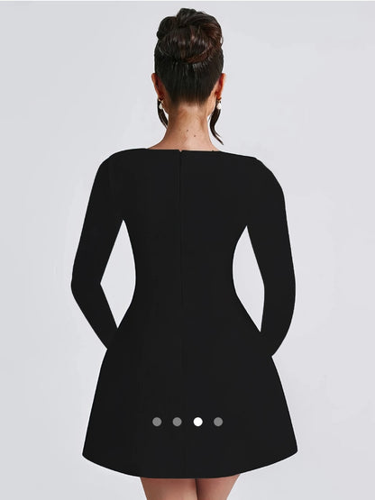 Mini Cocktail Dress // Black