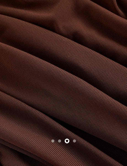 Backless Fishtail Dress // Chocolate