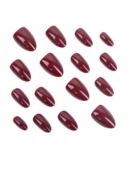 Artificial Nails 001 // Burgundy