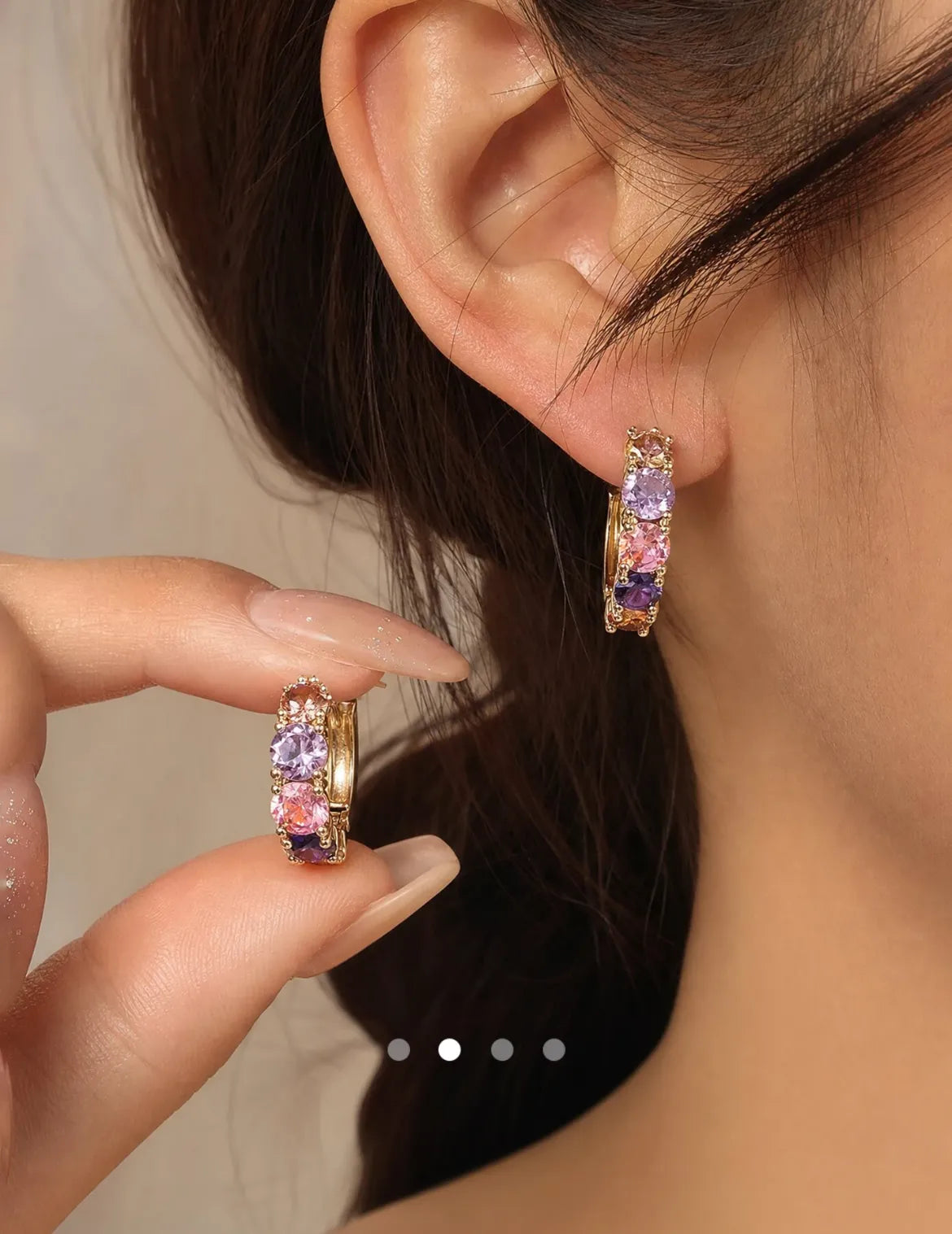 Savana Earrings 035 // Pink