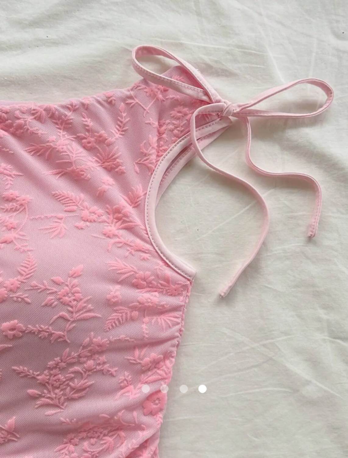 Asymmetric Tank Top // Pink