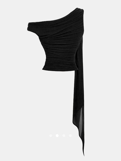 Metal Decor Top // Black