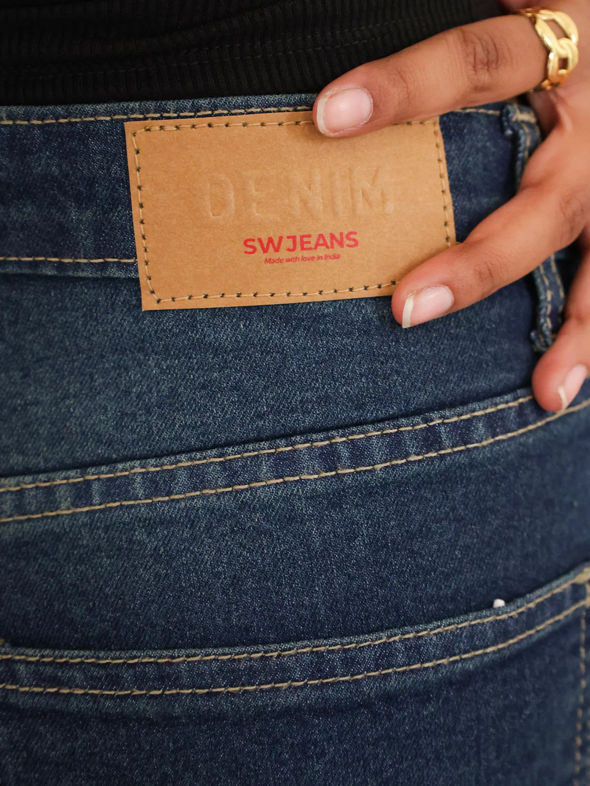 Celestial Blue // Luxe Tinted Stretchable Wide Leg Jeans