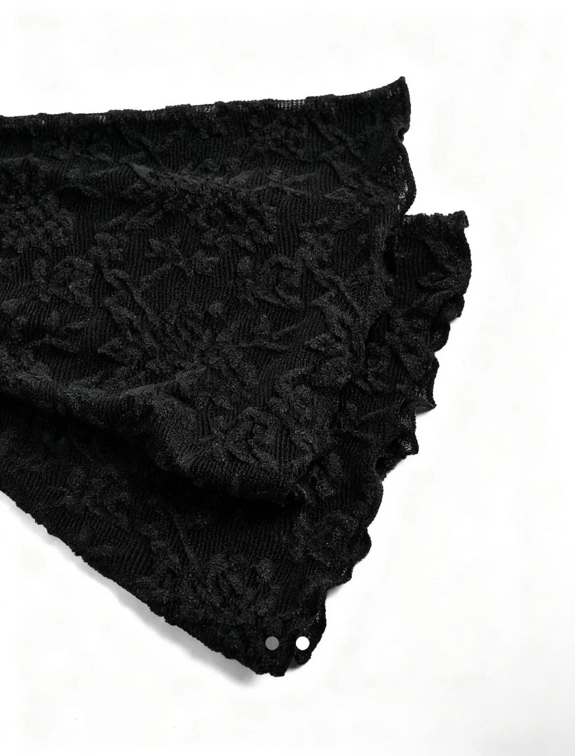 Lace Bell Sleeve Top // Black