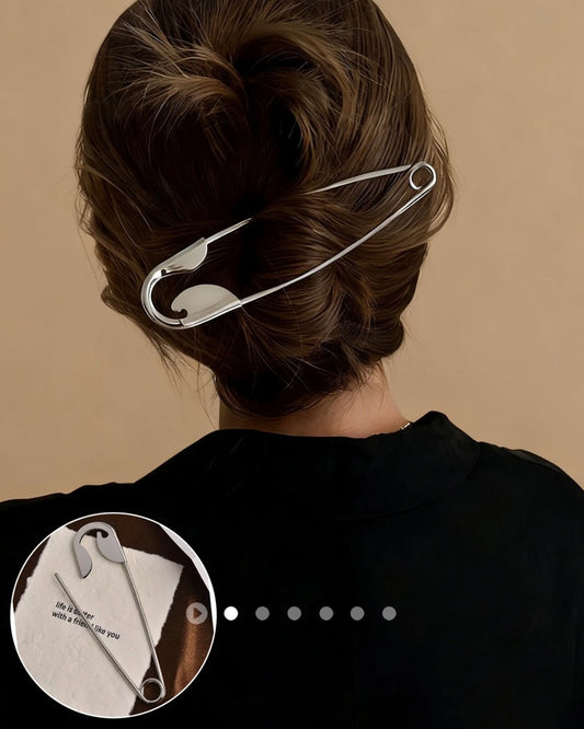 Safety Pin Hair Pin