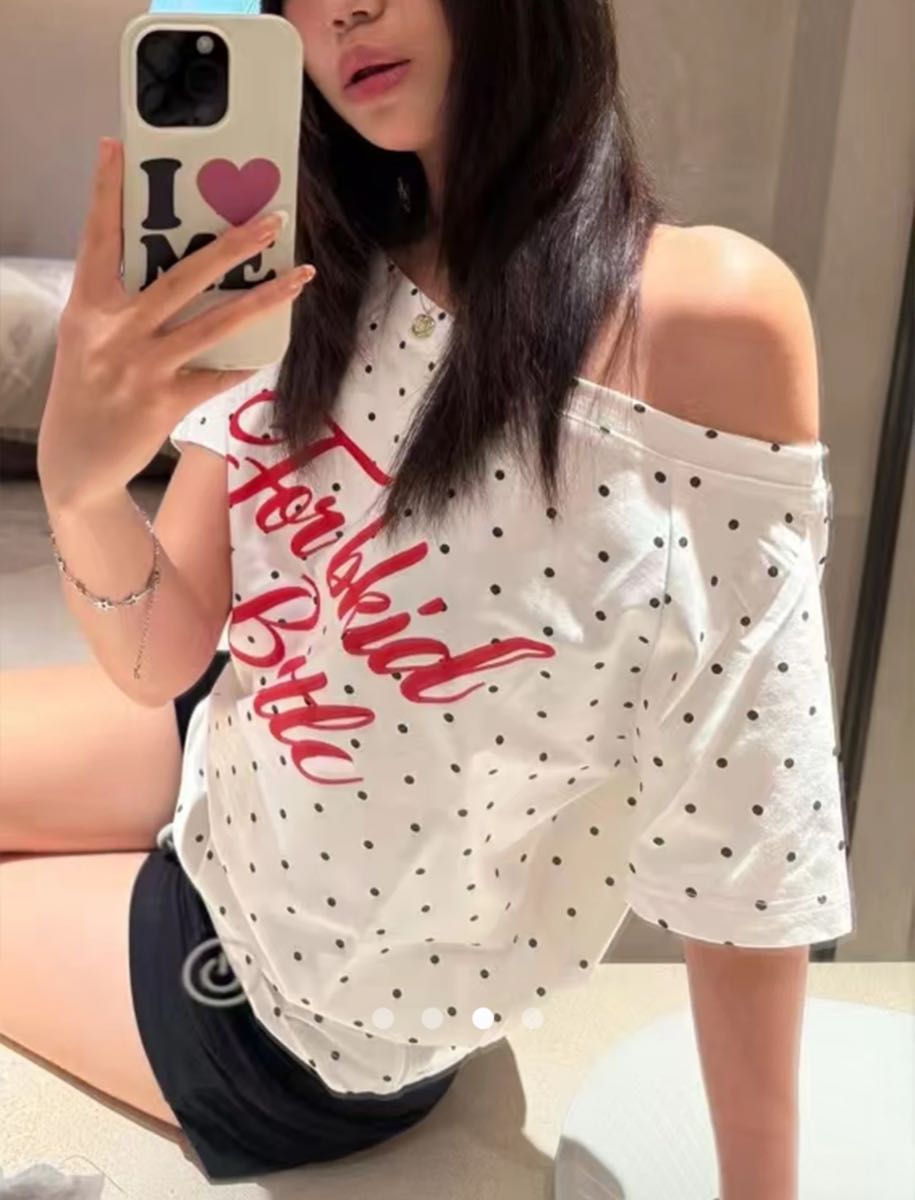 Bow Pullover T-Shirt 001 // White