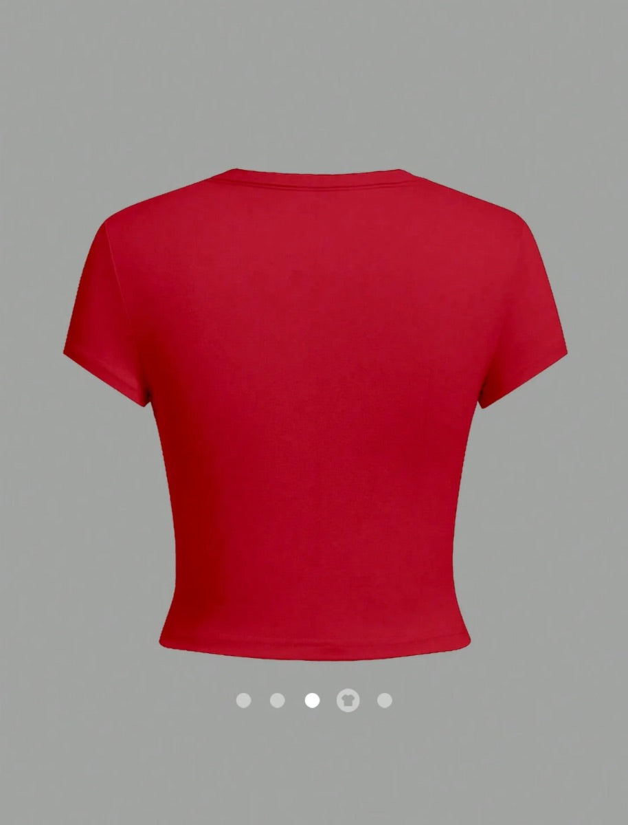 Pullover T-Shirt // Red