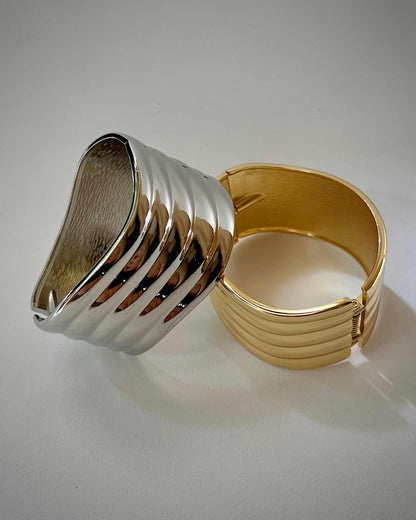 Chunky Bangle (Anti Tarnish) 013 // Gold