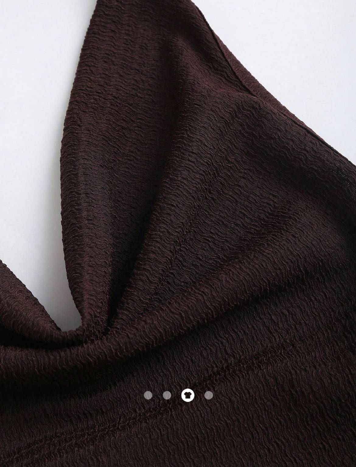 Draped Bodycon Dress 001 // Chocolate