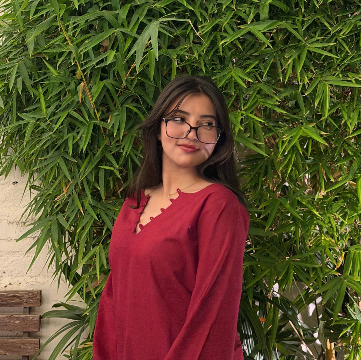 Tina Short Kurti // Red