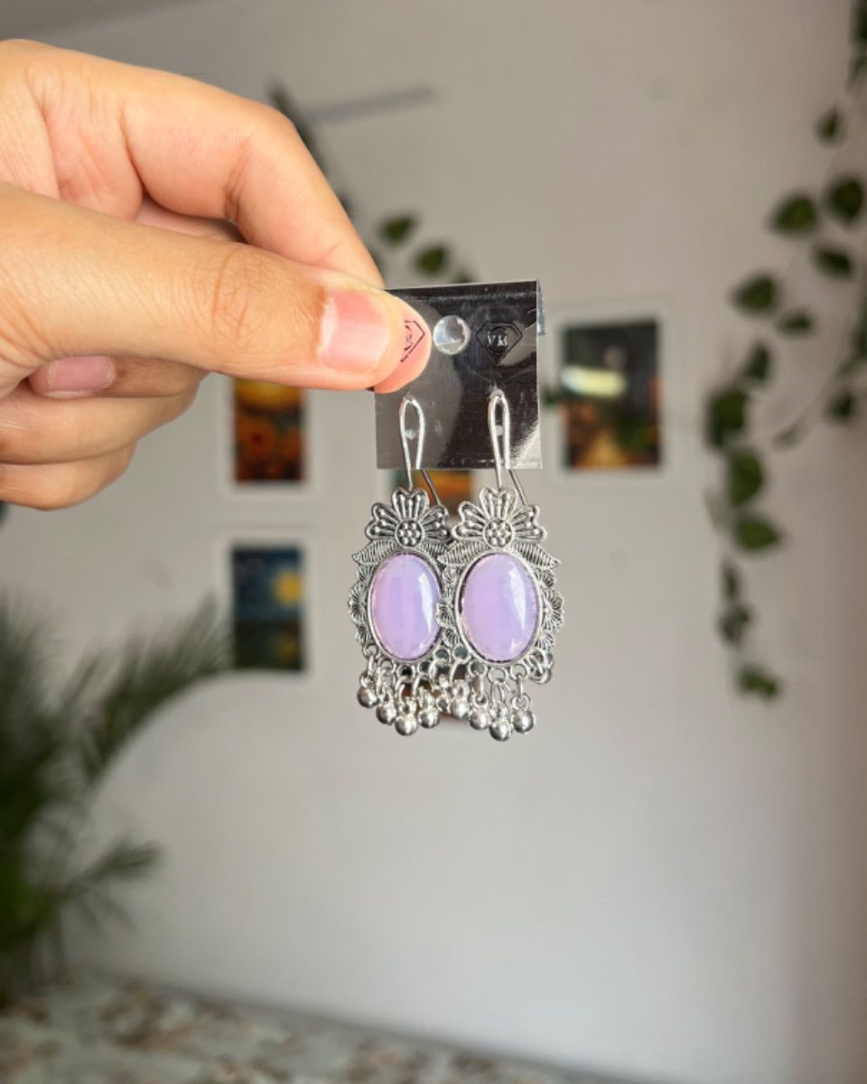Earrings 023 // Purple