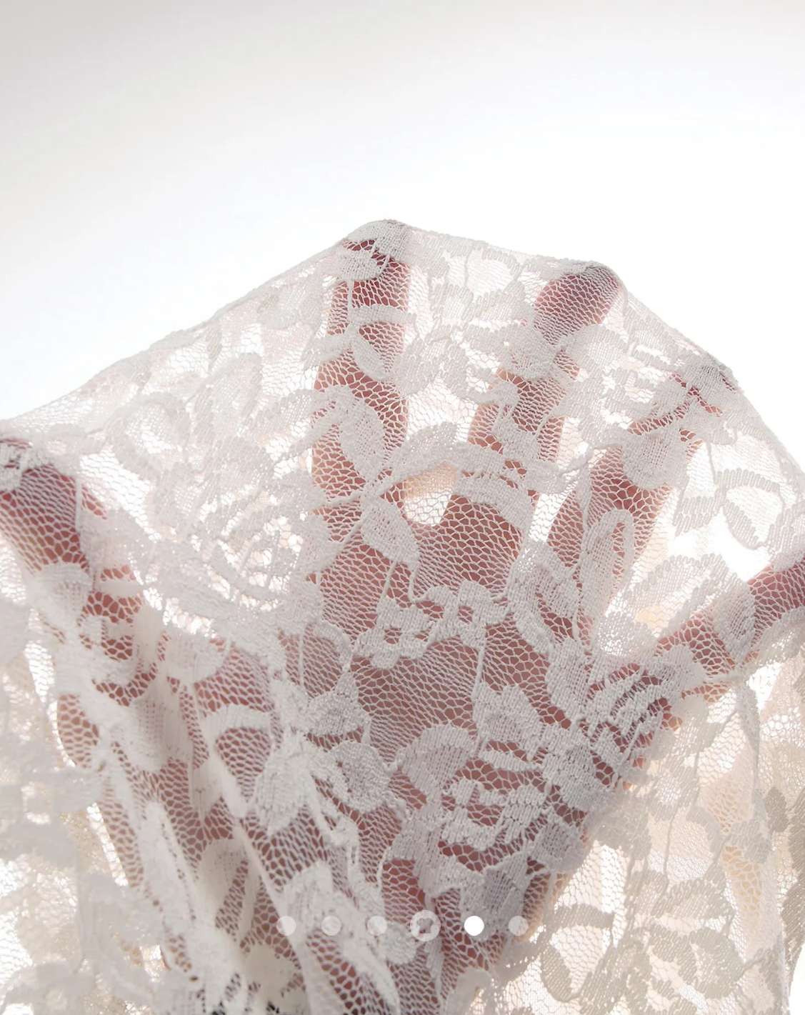 Lace Back Tie Crop Top // Apricot