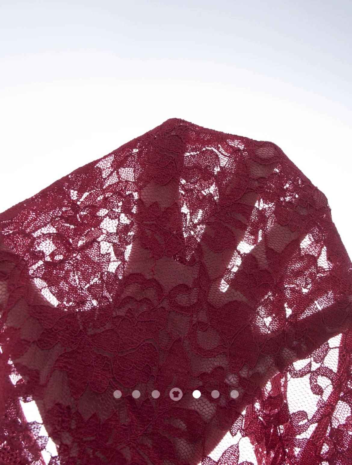 Sheer Tank Top // Burgundy