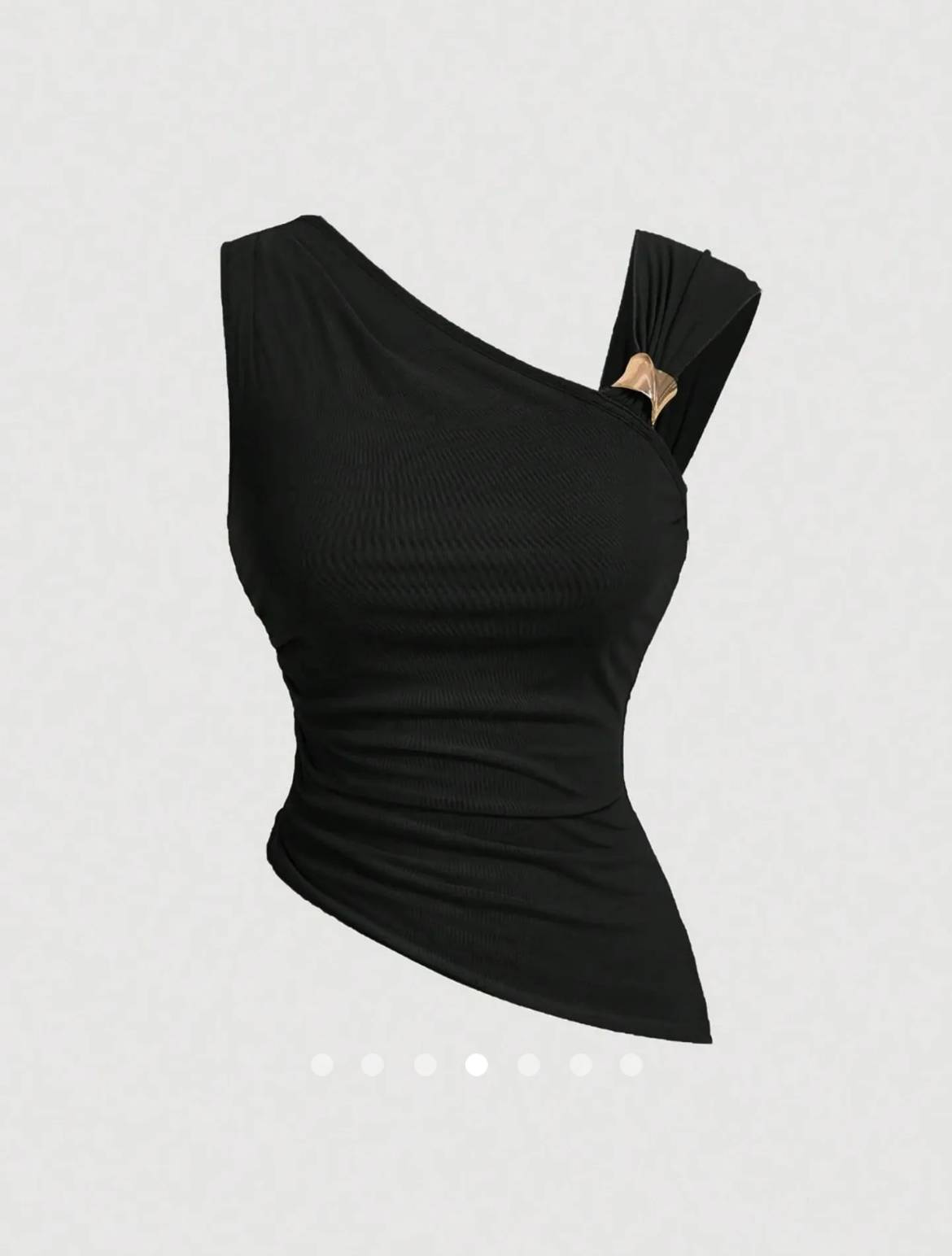 Asymmetric Tank Top 002 // Black