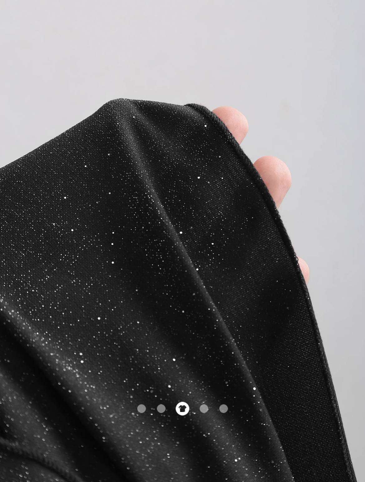 Gathered Tube Dress // Black