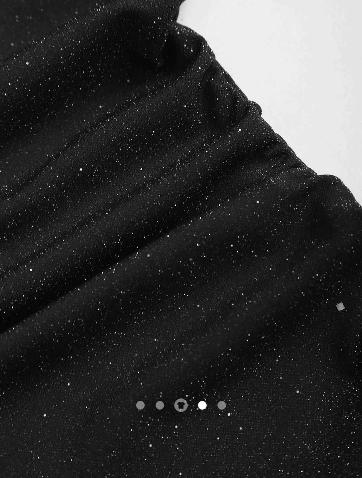 Gathered Tube Dress // Black