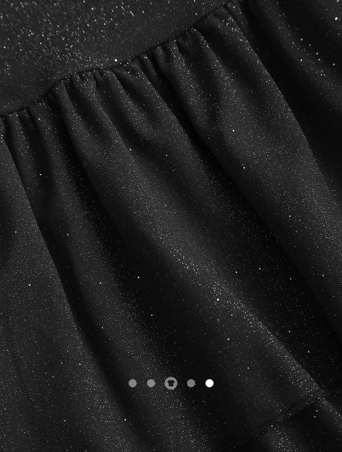 Gathered Tube Dress // Black