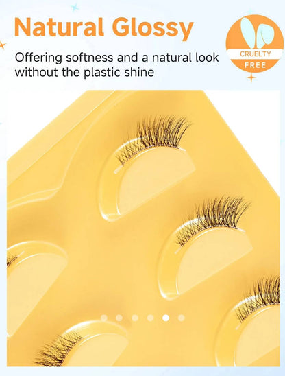 5pairs Elongated Tail Eyelash