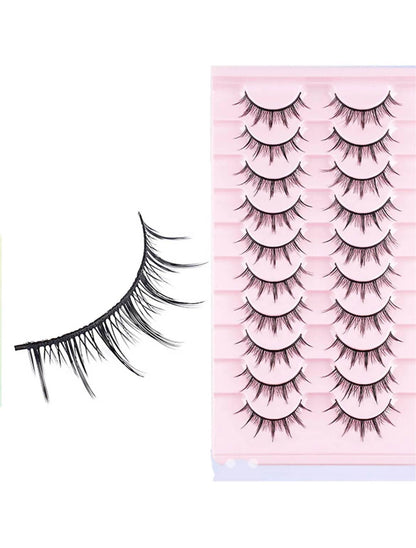 10pairs of Comic Eyelashes