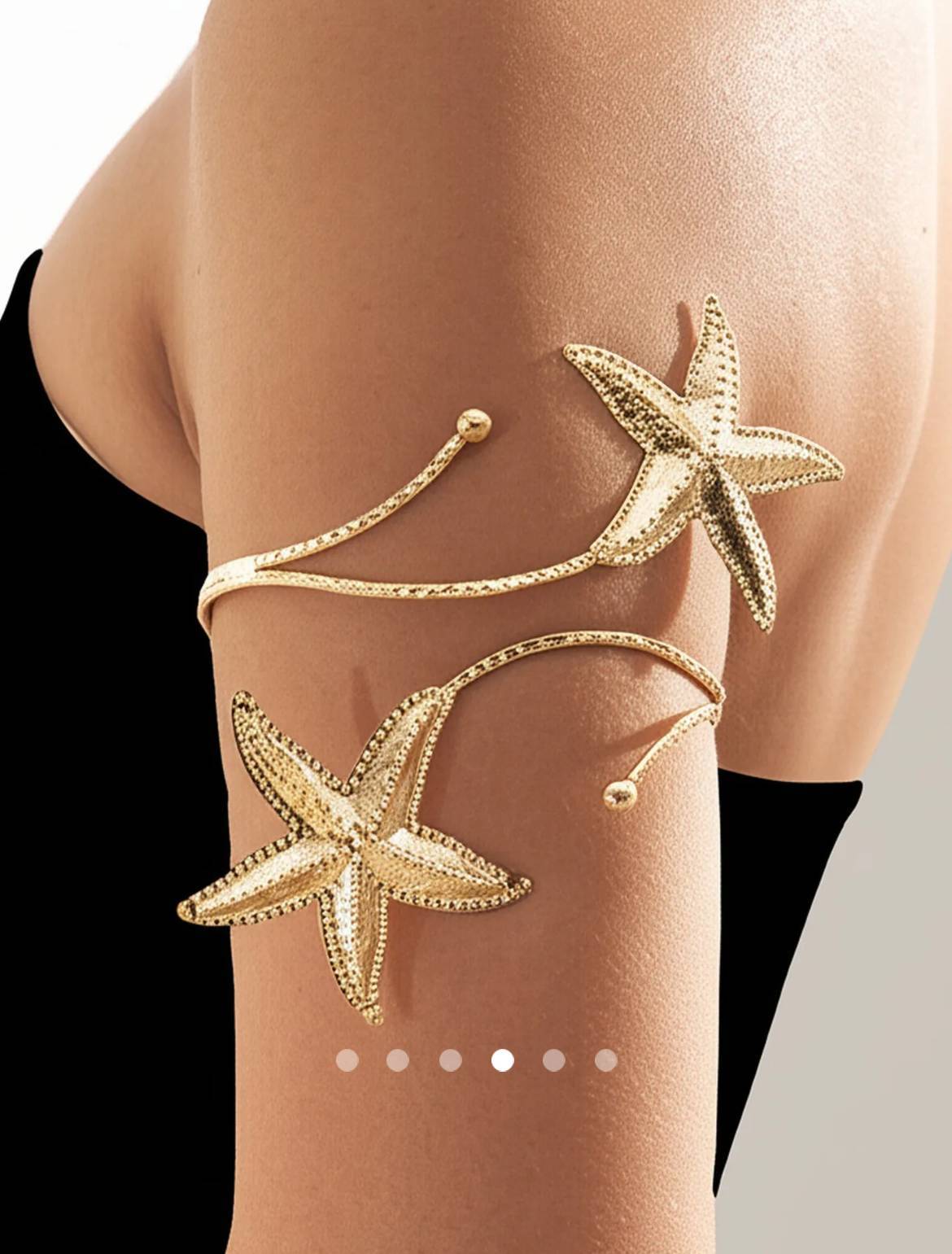 Starfish Arm Cuff // Gold