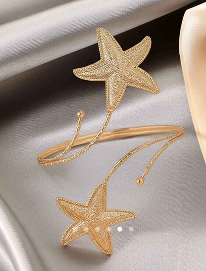 Starfish Arm Cuff // Gold