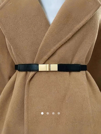 Metal Detail Belt 004 // Black