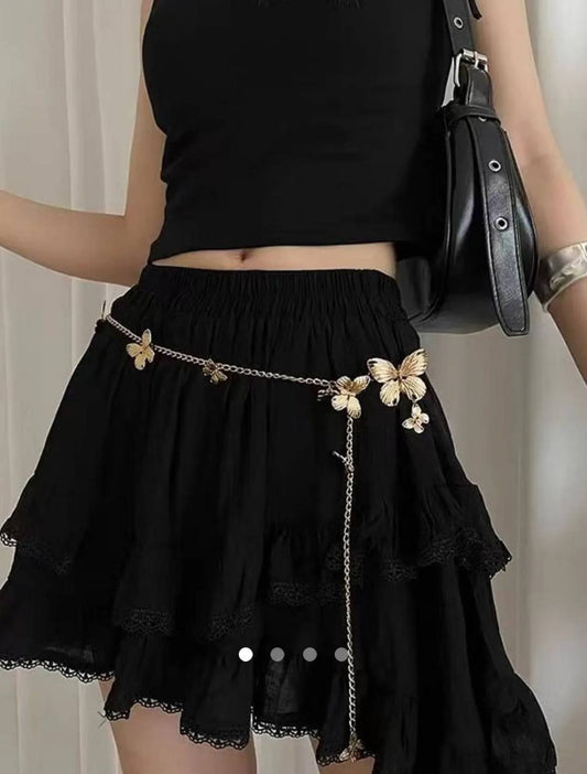 Butterfly Chain Belt 002 // Gold