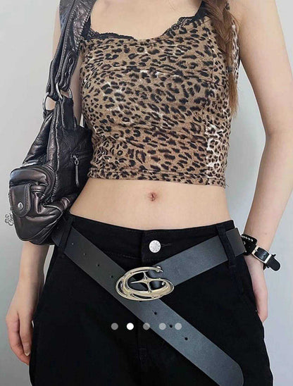 Metal Detail Belt 003 // Black
