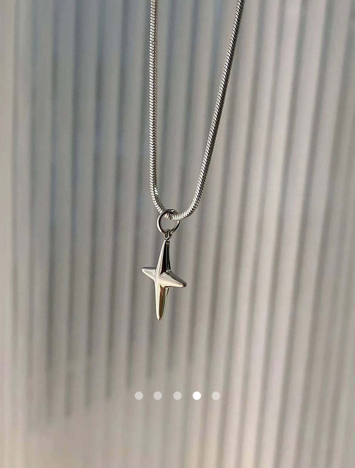 Star Necklace 002 // Silver