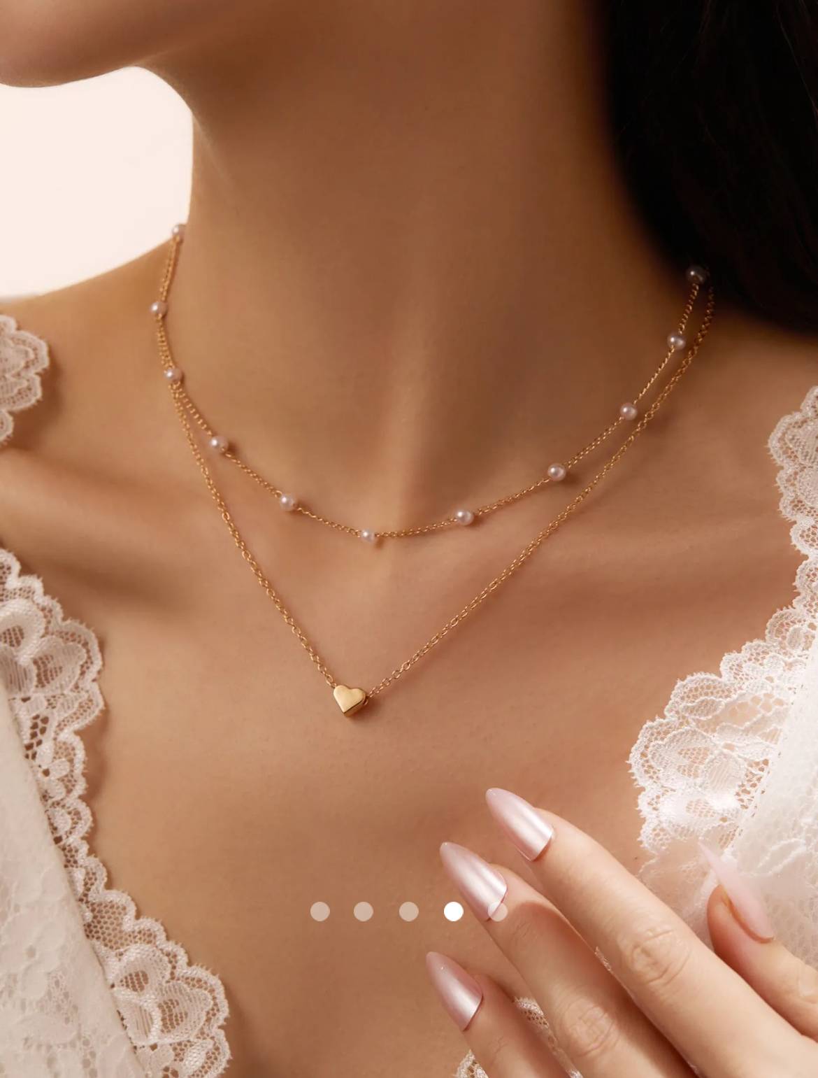 Multi Layer Necklace 006 // Gold
