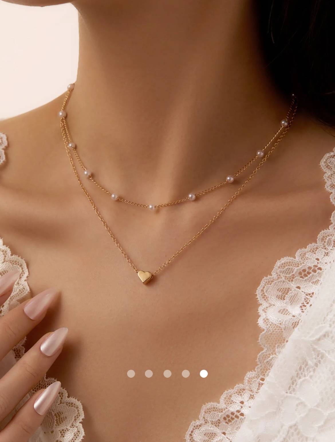 Multi Layer Necklace 006 // Gold