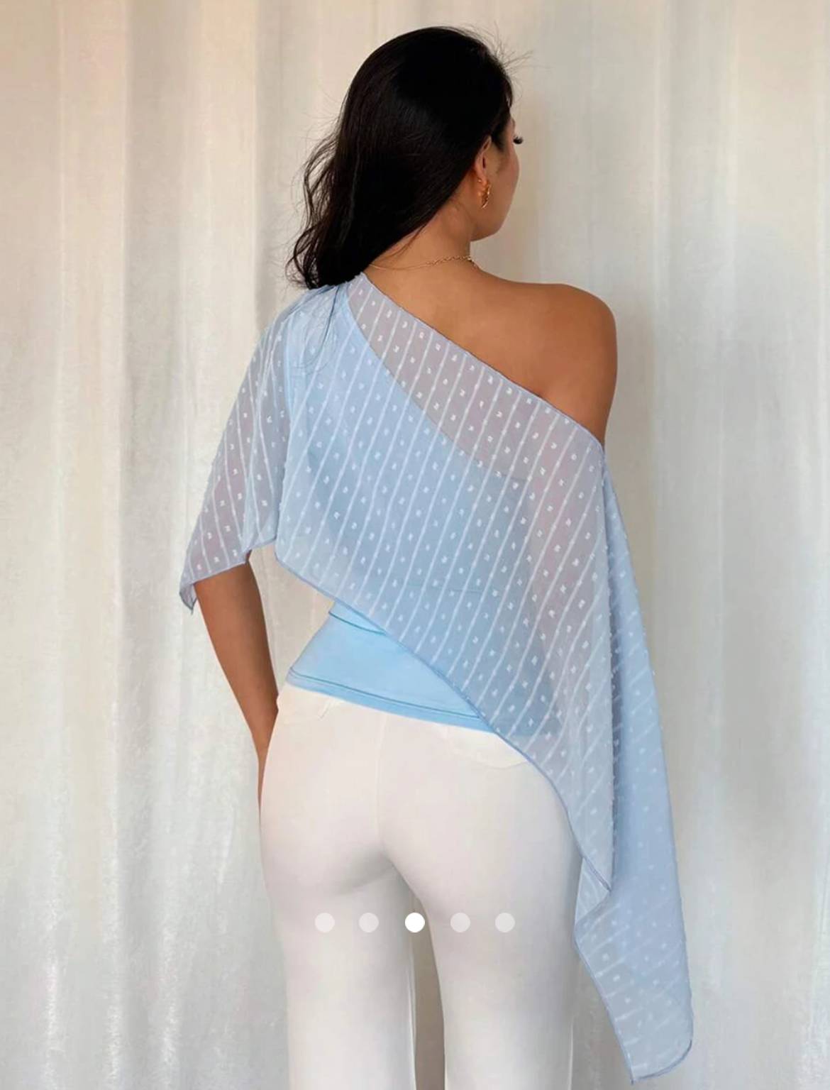 Asymmetric Top // Light Blue