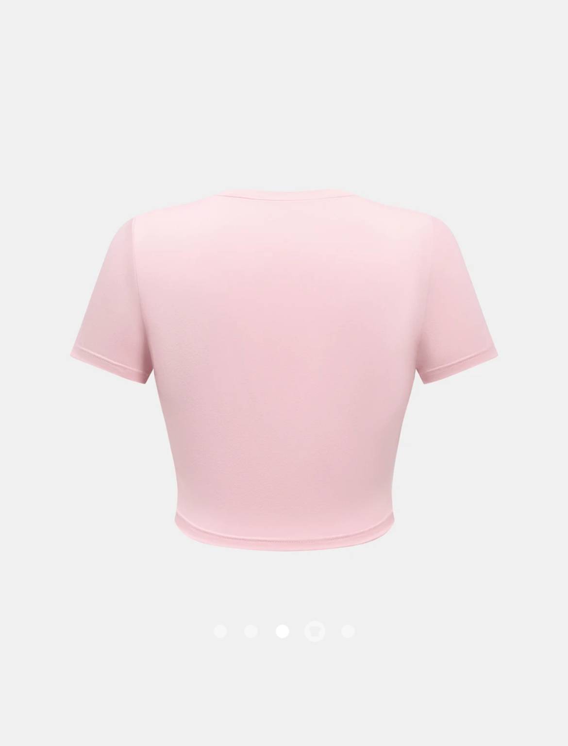 Printed Pullover T-Shirt // Pink