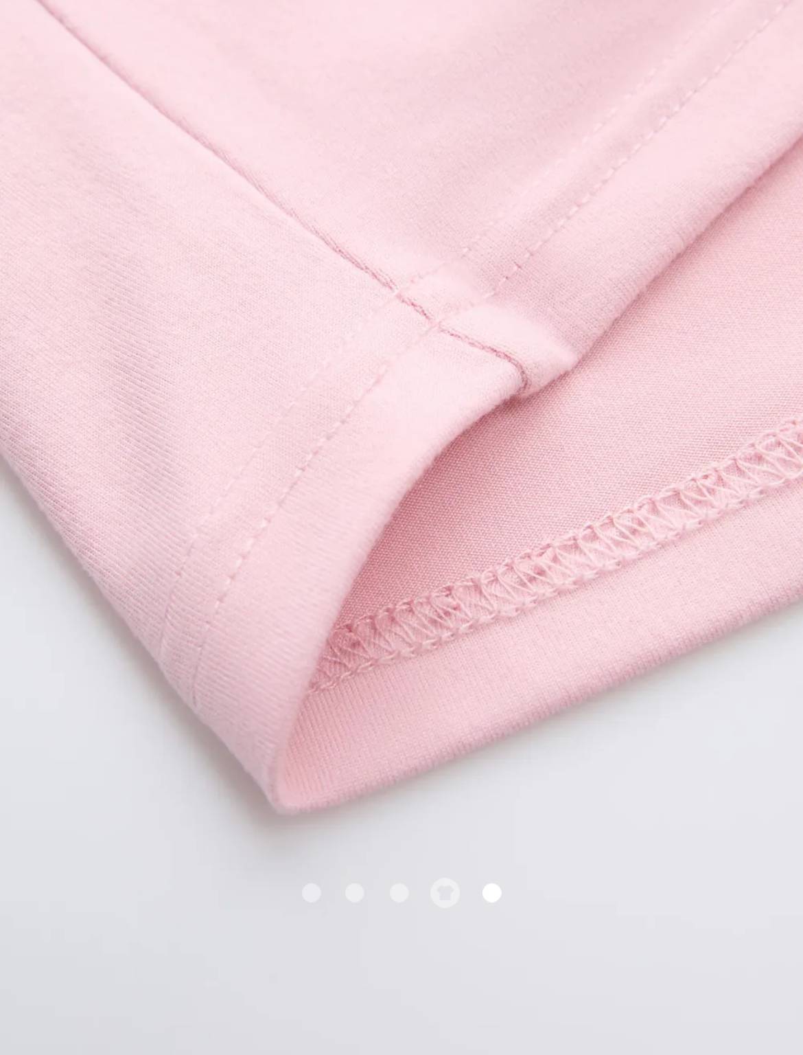 Printed Pullover T-Shirt // Pink