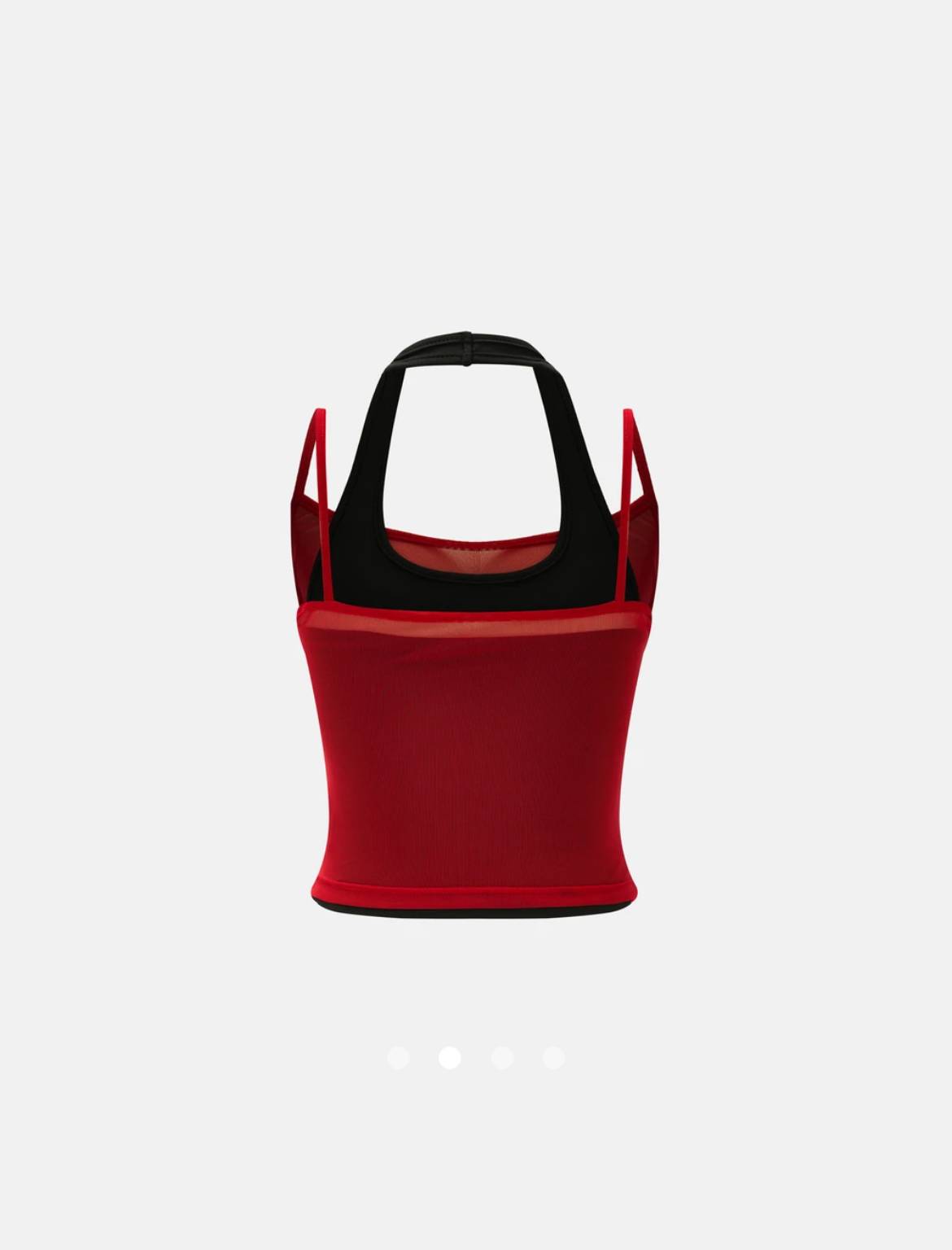 Color Block Tank Top // Red