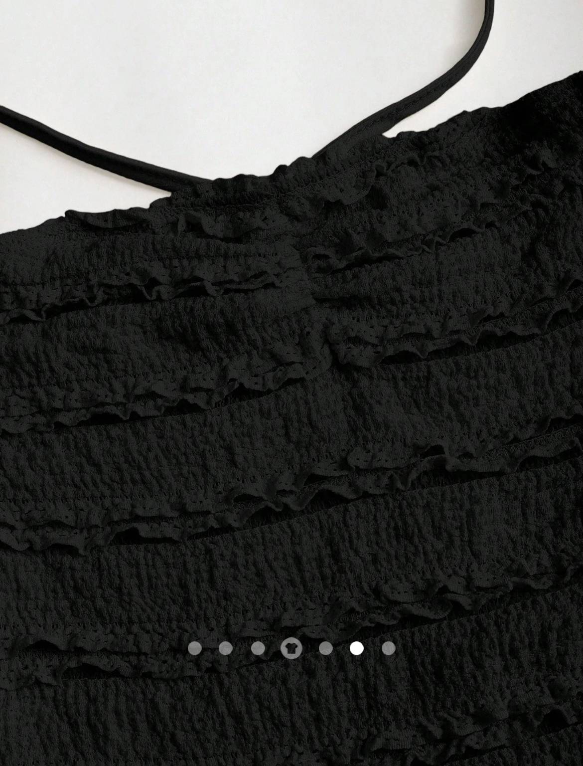 Backless A-Line Dress 001 // Black