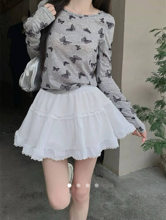 Circle Skirt // White