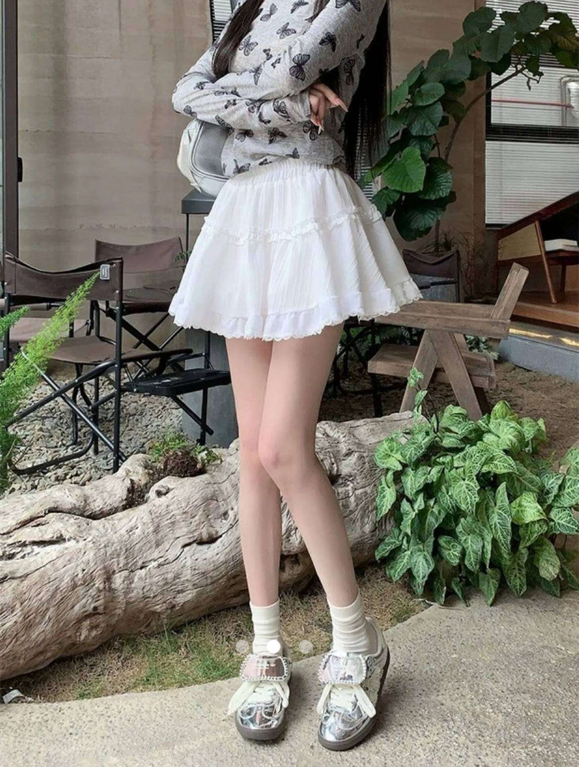 Circle Skirt // White