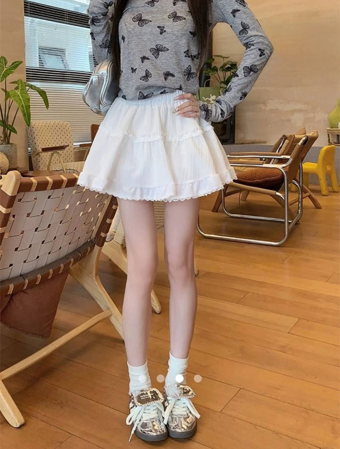 Circle Skirt // White