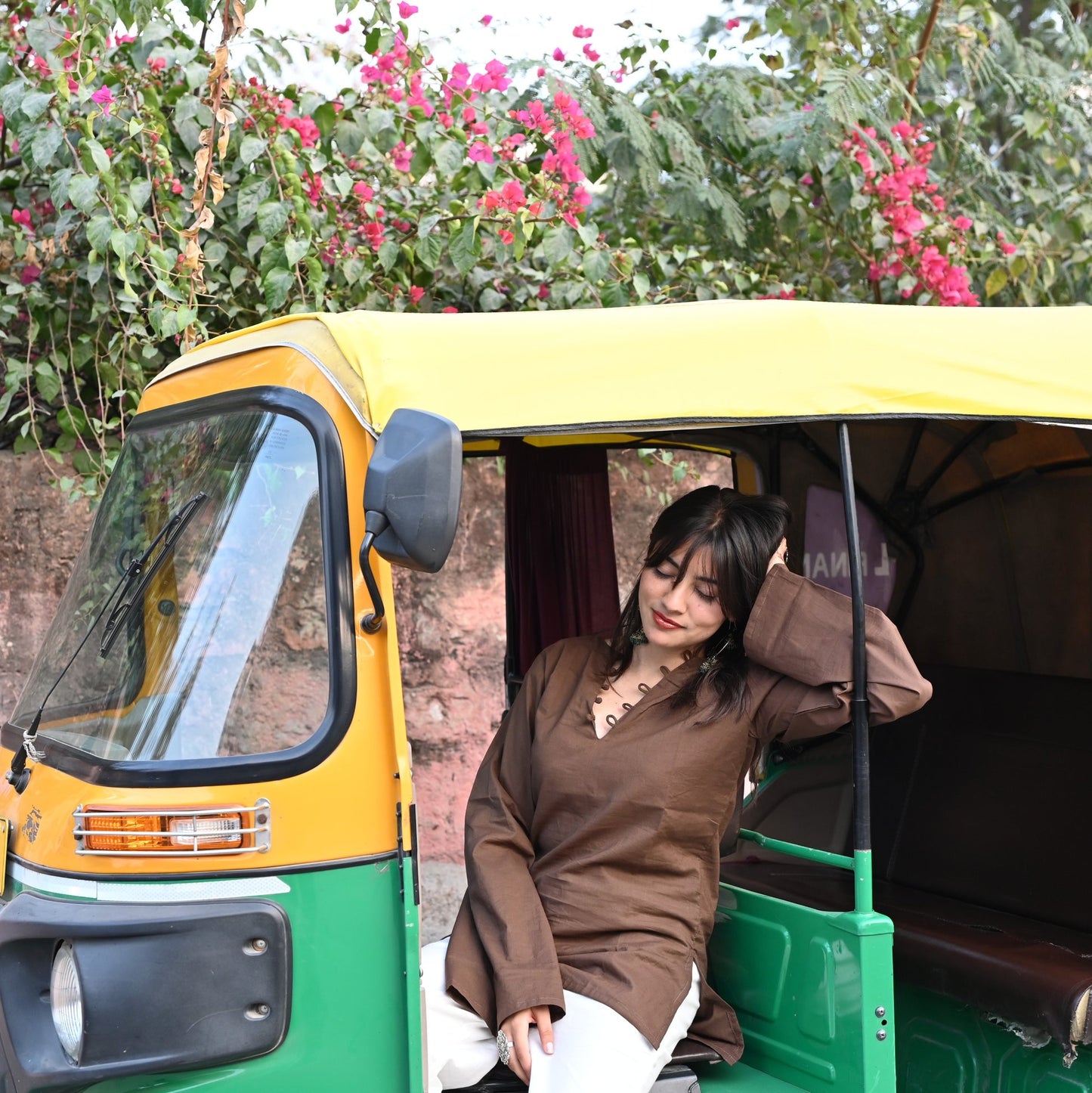 Heer Short Kurti // Brown