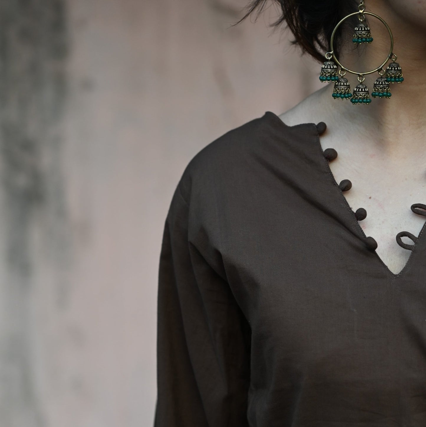 Heer Short Kurti // Brown