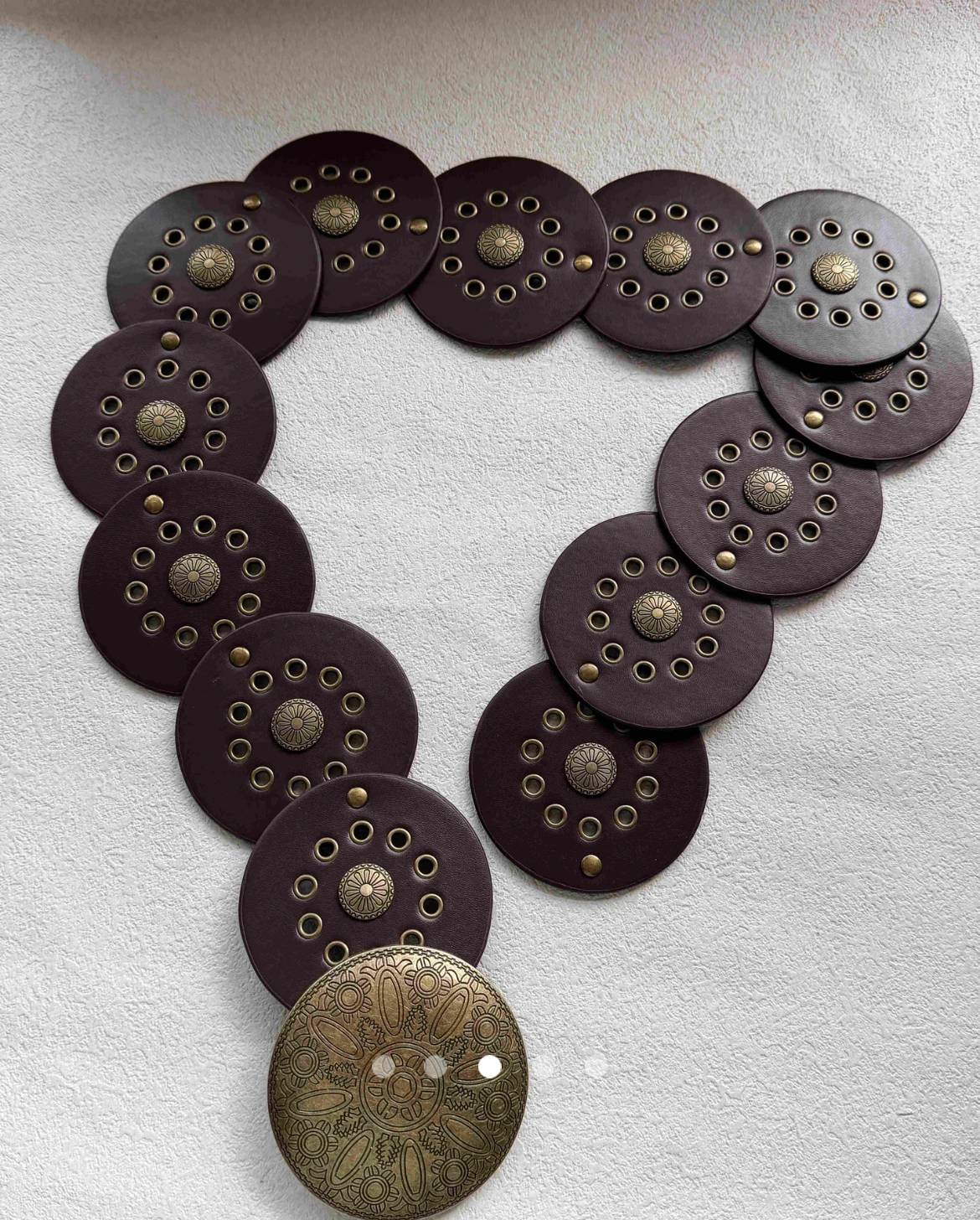 Studded Belt // Brown