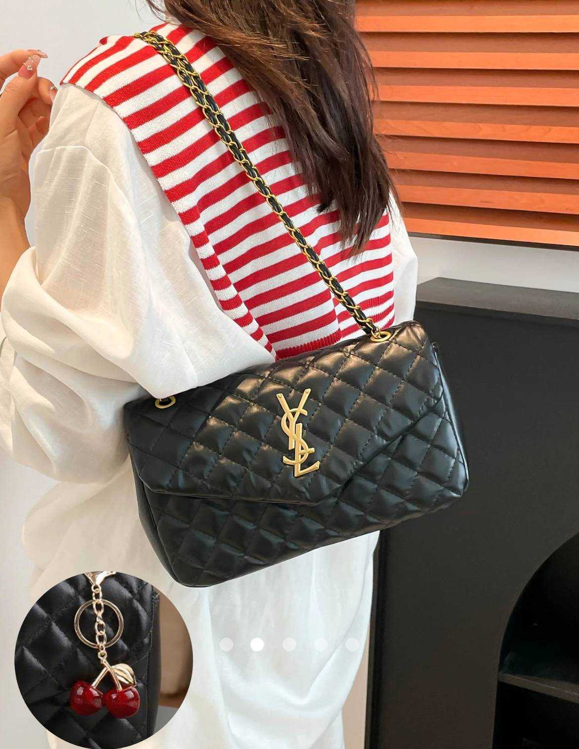 Padded Shoulder Bag // Black