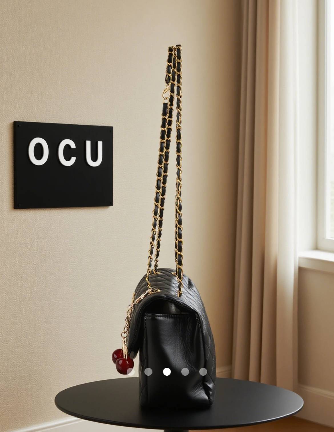 Padded Shoulder Bag // Black