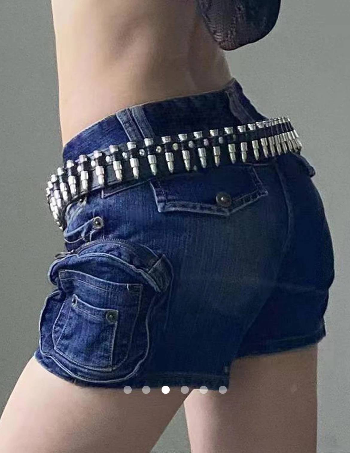 Metal Detail Belt // Black