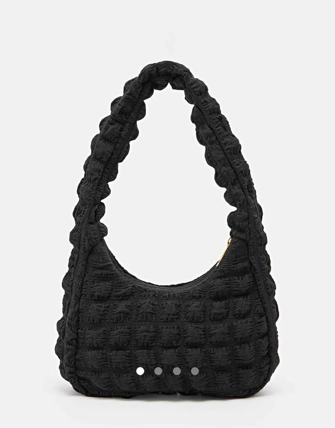 Self Design Shoulder Bag // Black